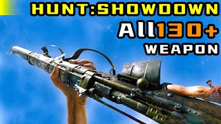 HUNTSHOWDOWN  All 130 Weapons Showcase  2024 4K60 [upl. by Sashenka]