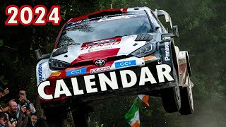 WRC´s 2024 Calendar  Everyone ready for a new season [upl. by Enylrac991]