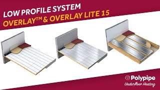 Low Profiles Systems Overlay®  Polypipe Underfloor Heating [upl. by Ralf]