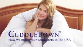 How We Make Down amp Synthetic Comforters  Cuddledown [upl. by Wait]