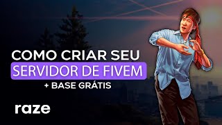 COMO CRIAR SEU SERVIDOR DE FIVEM  BASE GRÁTIS  RAZEHOST [upl. by Akyeluz]