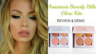 Anastasia Beverly Hills GLOW KIT Review amp Tutorial Gleam amp That Glow [upl. by Ainolopa]