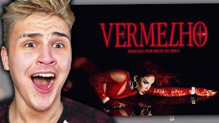 Alwhites Reacts to GLORIA GROOVE  VERMELHO CLIPE OFICIAL 🇬🇧UK Reaction [upl. by Maddie29]