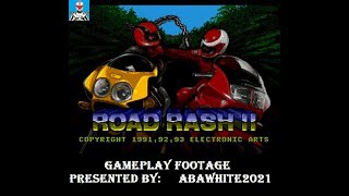 Road Rash 2 Level 2 Difficulty Vermont General Game Play [upl. by Erodoeht]