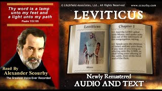 3  Book of Leviticus Read by Alexander Scourby  AUDIO amp TEXT  FREE on YouTube  GOD IS LOVE [upl. by Riehl]