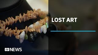 Fears Indigenous Tasmanian necklaces will become a lost art due to shell scarcity  ABC News [upl. by Nidraj927]