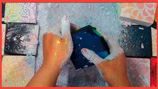 Dyed Gym Chalk ASMR Crushing ASMR gymchalk dyedgymchalkasmr VideoAPowderyMess asmr [upl. by Koser236]