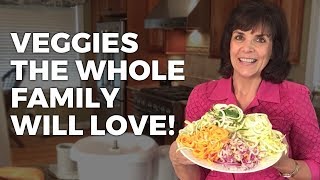 Vegetable Spiralizer How To Vegetable Noodles the Easy Way [upl. by Cheng]