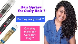 Hair Hold Sprays for Curly Hair  Make your curls last long [upl. by Mirabel]