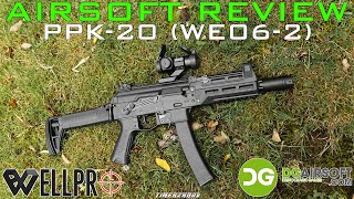 Airsoft Review 321 WELL PRO PPK20 WE062 AEG DG Airsoft FR [upl. by Foah131]