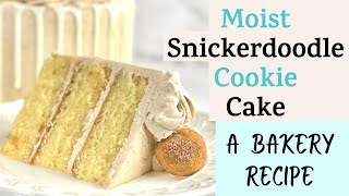 Moist Snickerdoodle Cookie Cake [upl. by Siva38]