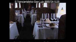 El Transcantabrico Gran Lujo luxury train tour in Spain [upl. by Ailec]