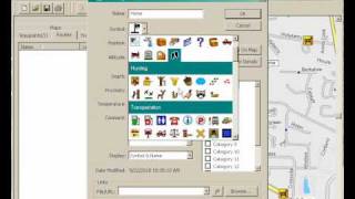 Creating and changing a route using Mapsource [upl. by Neelhtac520]