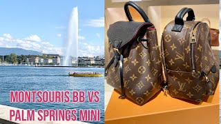 NEW Montsouris BB Backpack VS Palm Springs Mini Backpack [upl. by Boyse]