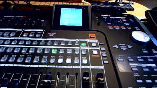 Tascam 2488 neo Bouncing Tracks [upl. by Idissac165]