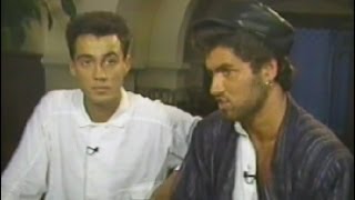 1985 GEORGE MICHAEL interview on MTV [upl. by Ivek]