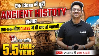 SSC 2024  COMPLETE ANCIENT HISTORY IN ONE CLASS BY AMAN SIR  SSC CGL  CHSL  RAILWAY  SSC LAB [upl. by Ardnaed854]