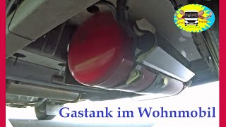 Fest eingebauter Gastank im Wohnmobil  Nr 119 [upl. by Early179]