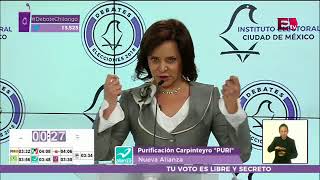 Purificación quiere rescatar las cosechas de Xochimilco ¿las recuerdas  Segundo Debate CDMX 2018 [upl. by Myriam]