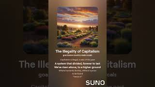 The Illegality of Capitalism 1 AI Song by Suno lyrics by Llama 32 AI [upl. by Eltotsira]