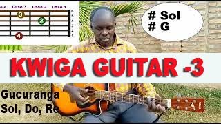 KWIGA GUITARIsomo rya 3 IMYITOZO YO GUCURANGA GITARI  AMANOTA Sol Do Re G C D [upl. by Ul53]