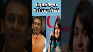 Play Back Singers Unnikrishnan amp Harini 💞 Best compo amp Best reviews [upl. by Tram]