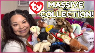 MY TY BEANIE BABIES MASSIVE COLLECTION [upl. by Ybocaj]