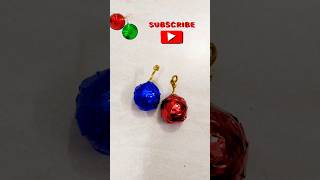 Christmas balls making with newspaper Christmas balls DIY christmasdecor trendingshorts [upl. by Hsirahc]