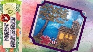 Como hacer un Cuadro con Papel Mache Facil y Decorativo [upl. by Lyns]