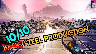 Satisfactory Steel Ingot Production 😎  Satisfactory Ep6 [upl. by Gunther]