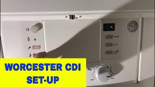 How To Set Up A Worcester Bosch CDI Boiler  Gas Training [upl. by Kanor66]