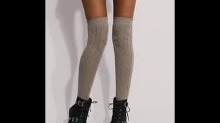 HOW I STYLE  Knee High Sock  TheBeautysplash [upl. by Barbie121]