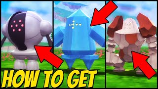 How to get REGISTEEL REGIROCK amp REGICE in Pokemon Brilliant Diamond and Shining Pearl [upl. by Litha]