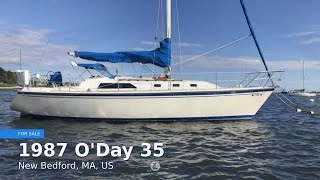 1987 ODay 35 for sale in New Bedford MA US [upl. by Orelle]