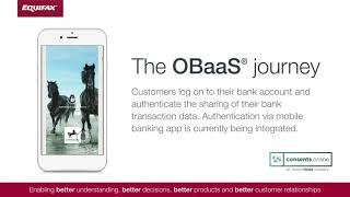 Equifax Open Banking as a Service OBaaS customer onboarding demo Nov 2020 [upl. by Eus563]