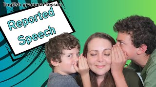 Reported speech  Turn direct speech into indirect speech  English grammar lesson [upl. by Mcguire]