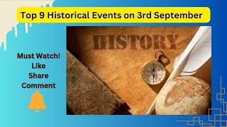 Significant Events in History September 3 storymaker6109 [upl. by Ecneret]