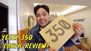 YEEZY 350 BOOST V2 EARTH ONFEET REVIEW Cop or Drop [upl. by Ahseiym]