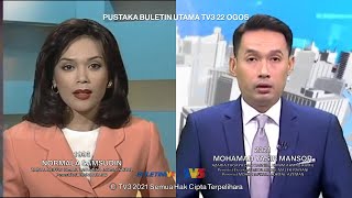 Buletin Utama TV3 Continuity 22 Ogos 1996 dan 2021 [upl. by Upali209]