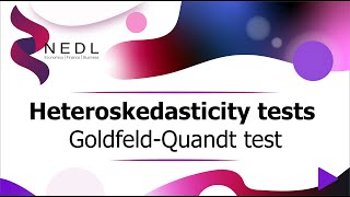 Heteroskedasticity tests Part 2 GoldfeldQuandt test Excel [upl. by Srevart]