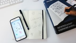 Moleskine Smart Writing Set Review and Setup [upl. by Wsan]