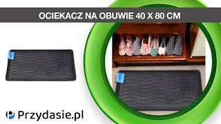 Ociekacz na obuwie buty wysoki rant gumowy podkładka 40x80 gruby mocny 9071  PrzydaSiePL [upl. by Gnort965]