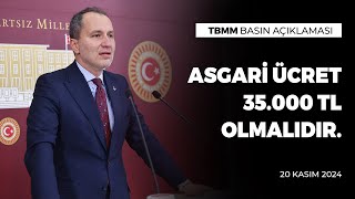 Asgari ücret 35 bin TL olmalıdır [upl. by Brecher]