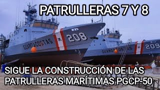 continua la construcción de las patrulleras maritimas 7 y 8 para el Perú [upl. by Anival]