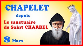 CHAPELET avec St CHARBEL 🙏 Vendredi 8 Mars carême [upl. by Notanhoj980]