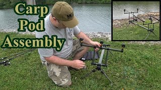 Croch Carp Rod Pod Assembly [upl. by Ledeen]