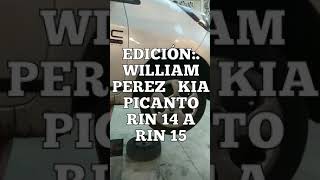 KIA PICANTO CAMBIO DE RINES 14 A RINES 15 VOSSEN [upl. by Adieren]