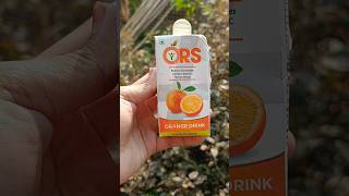 ORS ORANGE DRINK 🍷 shorts icecream viral ytshorts [upl. by Acinat]