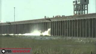 Water Pours Through the Morganza Spillway [upl. by Petit]