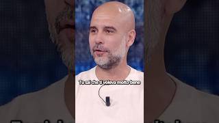 GUARDIOLA racconta l’accoglienza di MAZZONE😢⚽️ calcio shorts [upl. by Peppie]